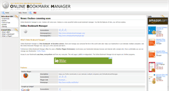 Desktop Screenshot of onlinebookmarkmanager.com