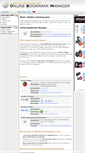 Mobile Screenshot of onlinebookmarkmanager.com